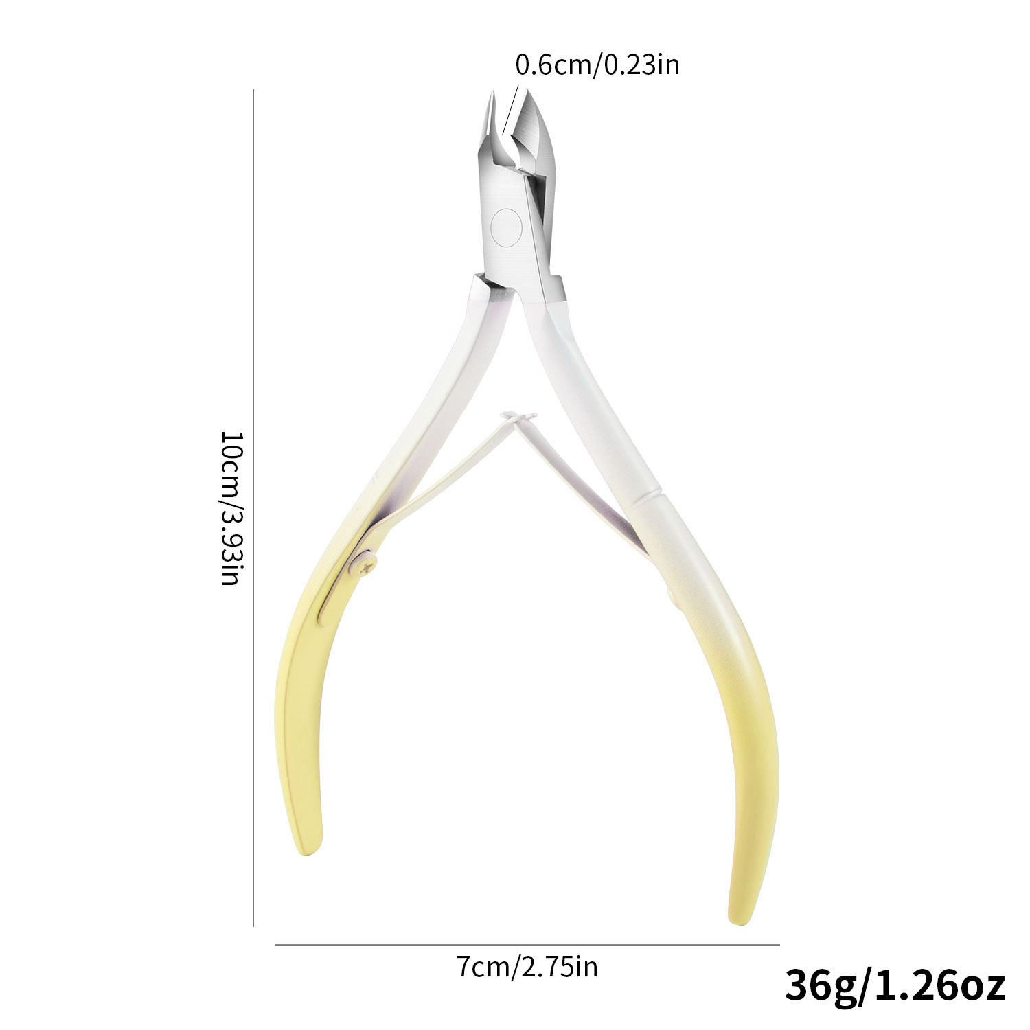 D501 spray paint yellow and white two-color gradient (opp bag)