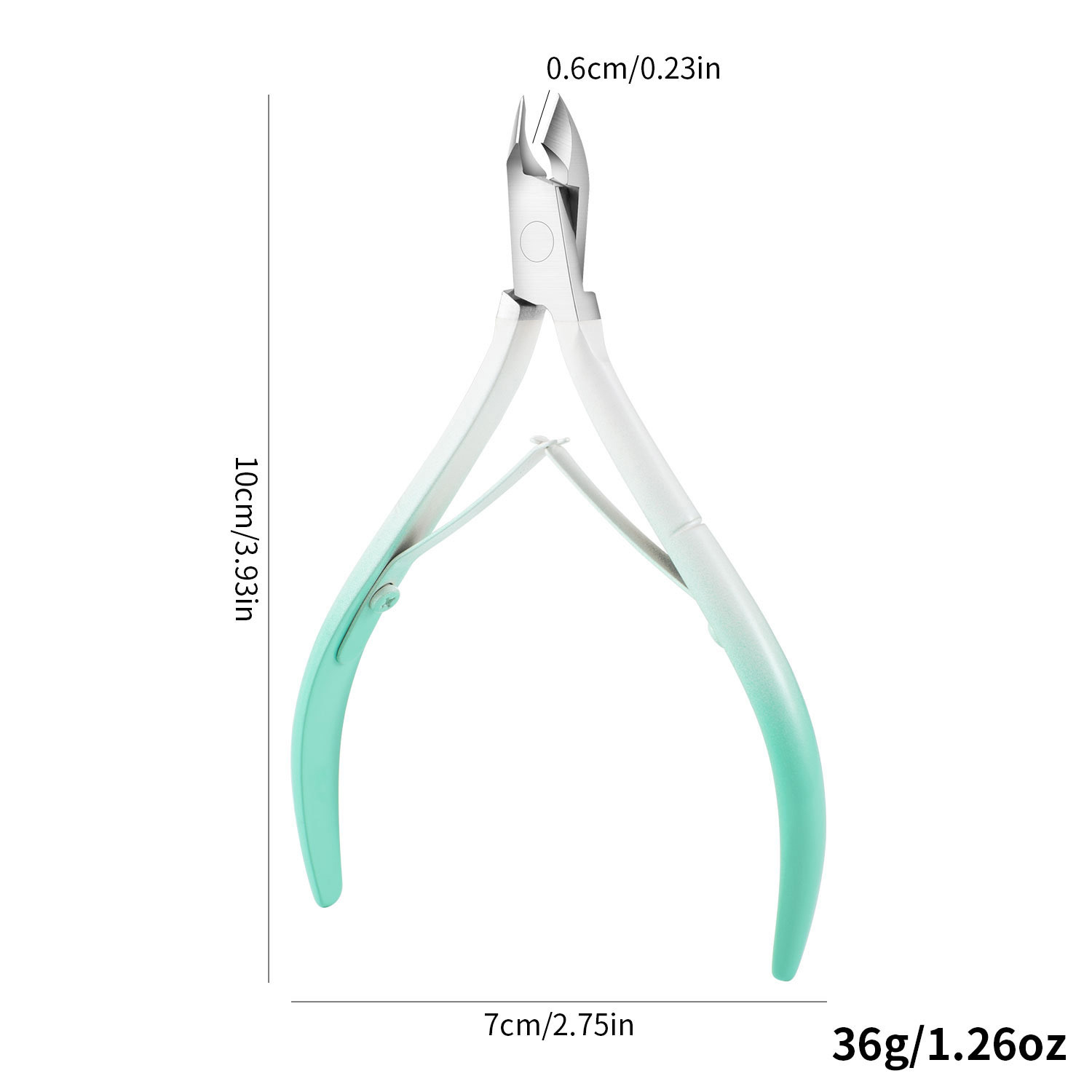 D501 spray paint light green and white two-color gradient (opp bag)