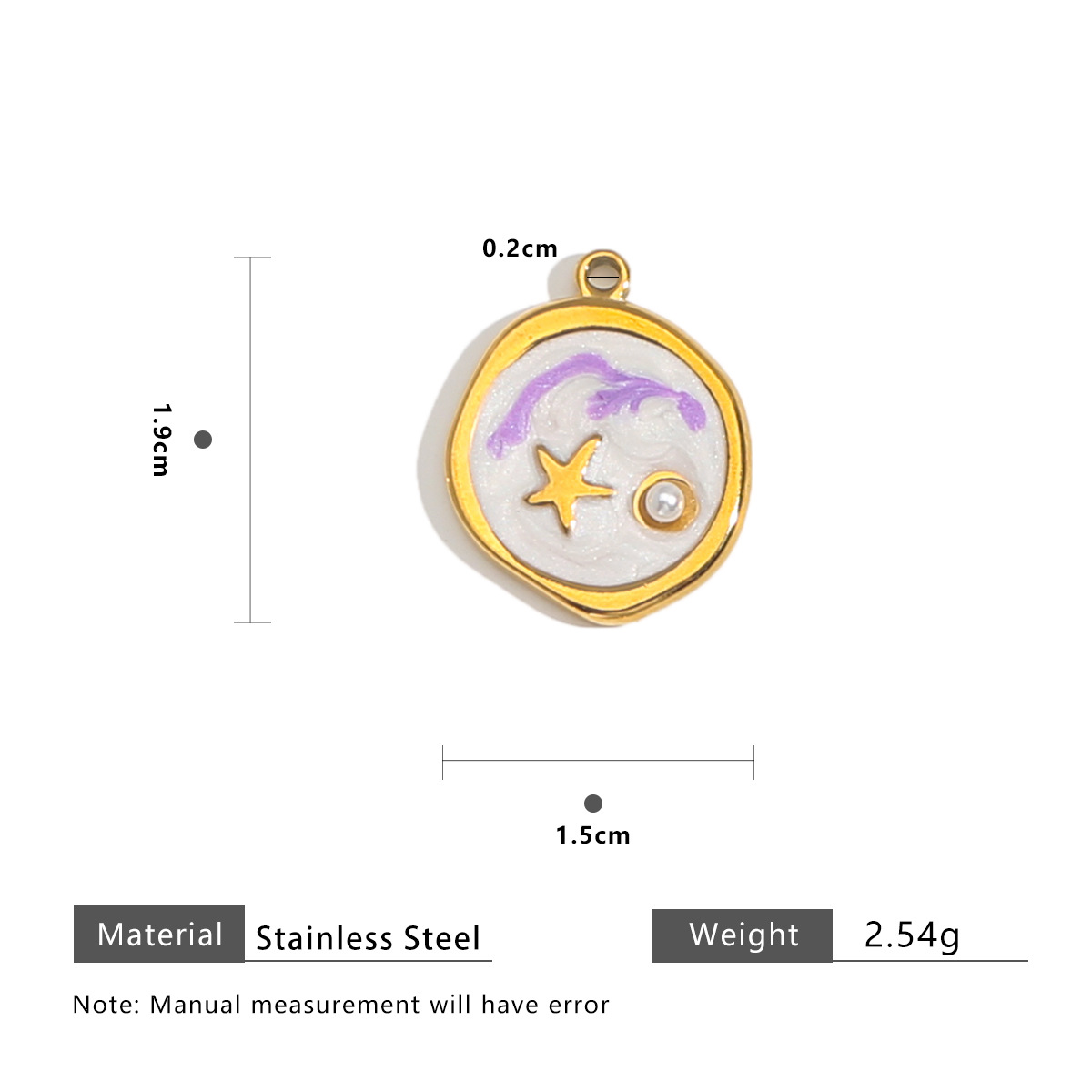 Starfish purple white