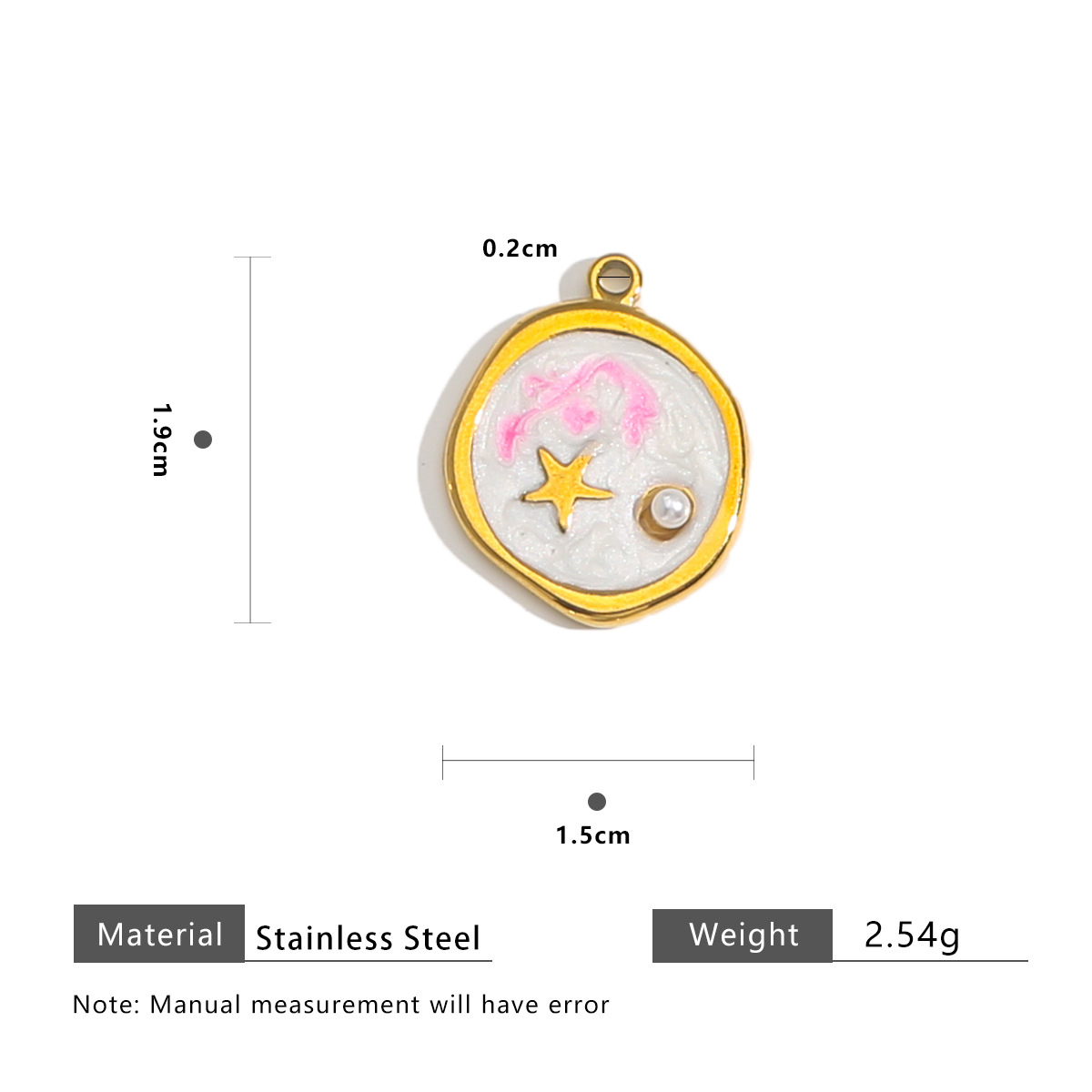 4:Starfish pink white