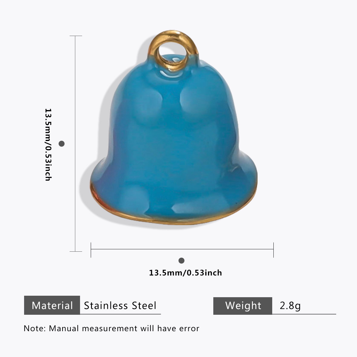Oil dripping bell bucket-sky blue