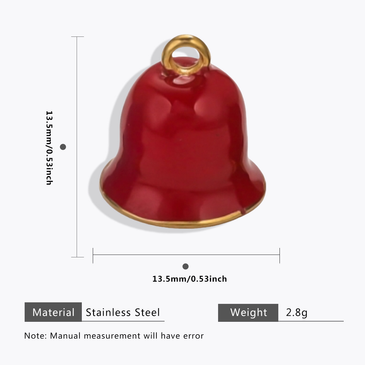 Oil dripping bell bucket-red