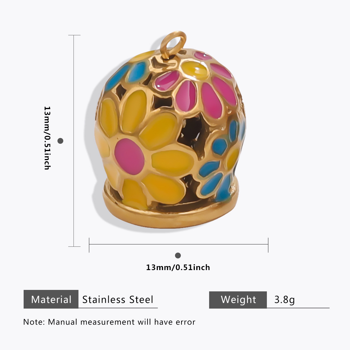 Golden oil dripping bell