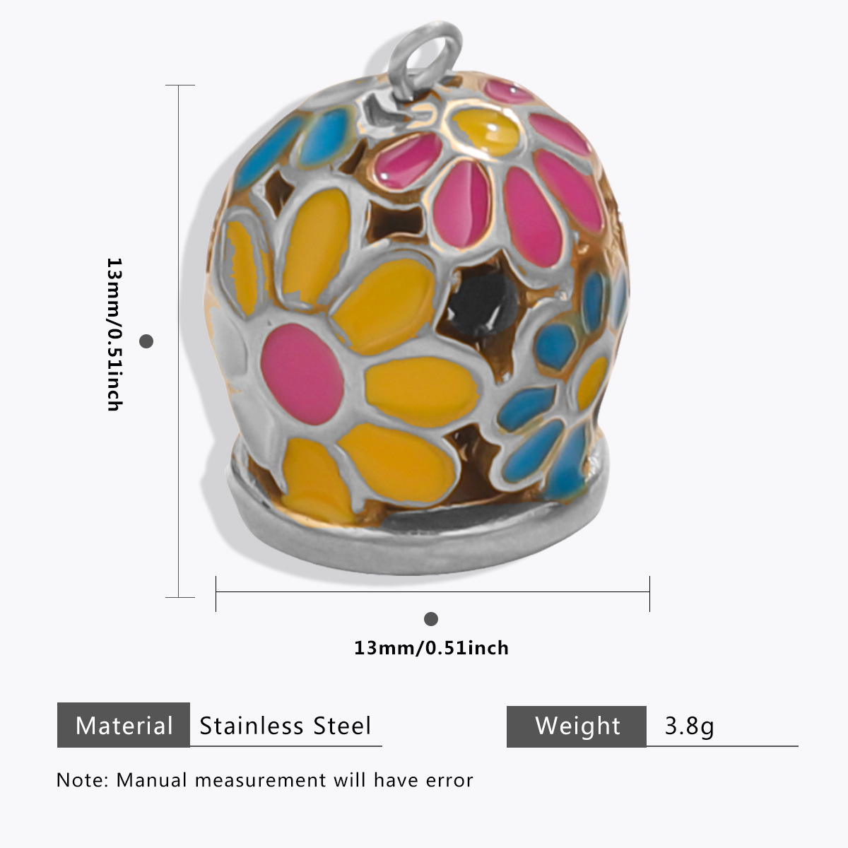 Steel color oil dripping bell