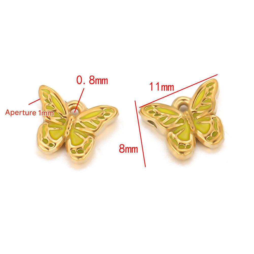 4:Butterfly pendant-yellow