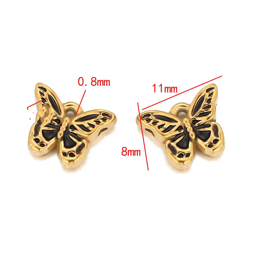 5:Butterfly pendant-black