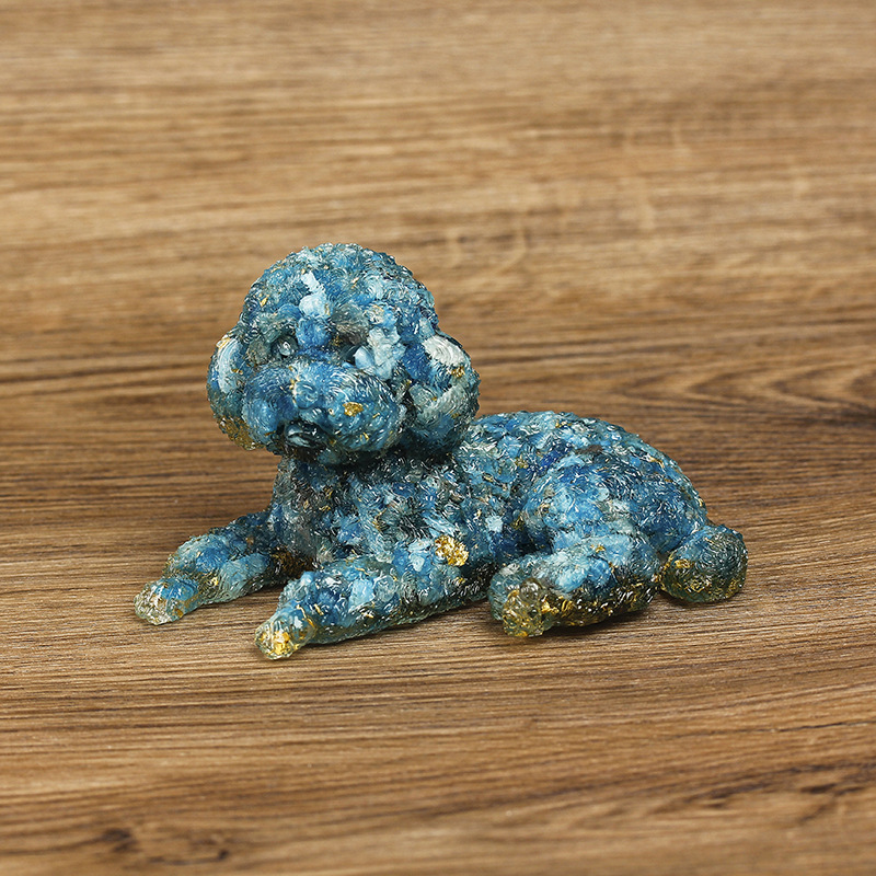 10/Blue opal Gold Foil