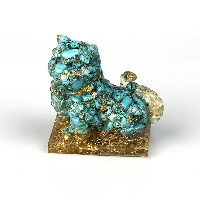 2/Turquoise Gold Foil