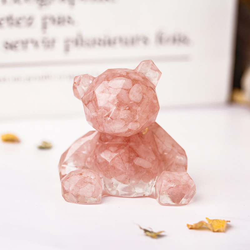 16:Pink Crystal Mirror bear