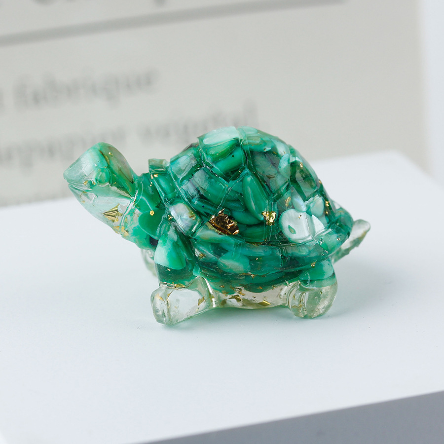 50:50 green shells gold foil