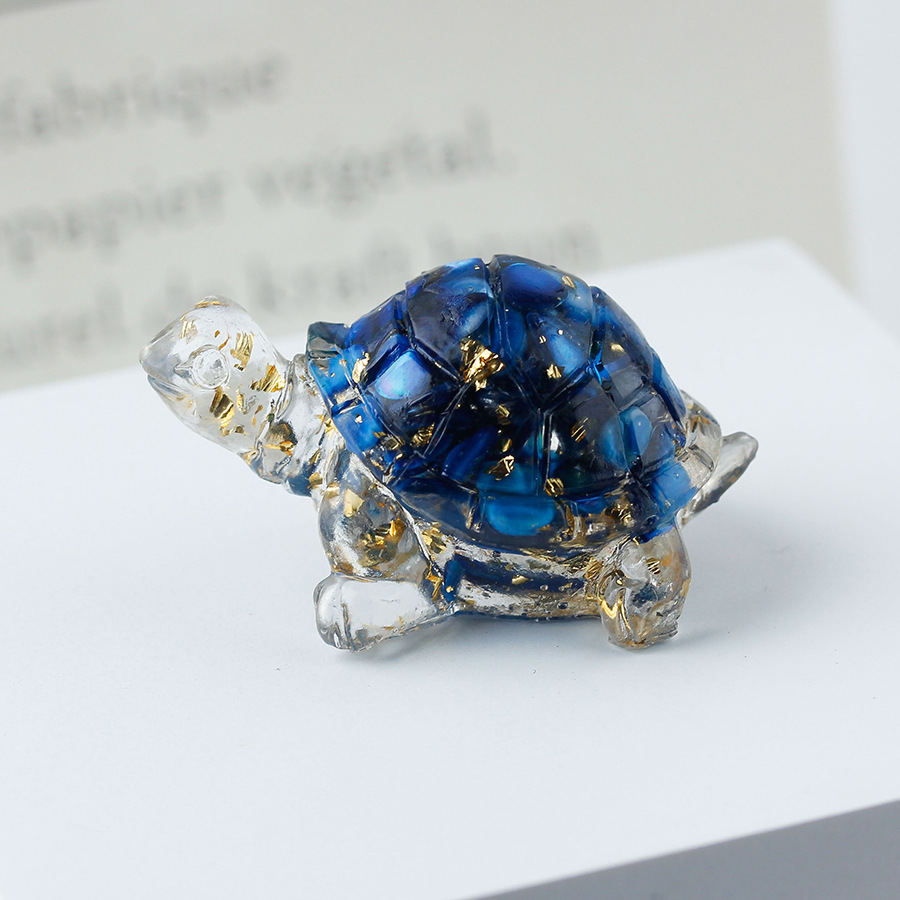 56:56 dark blue shell gold foil