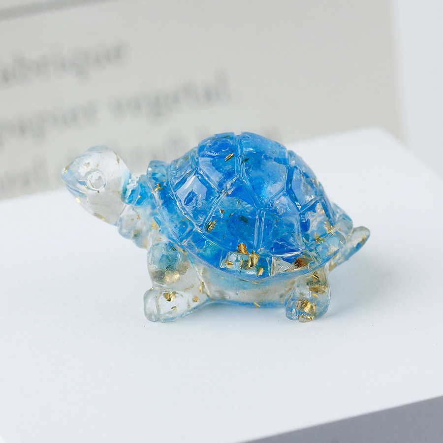 58:58 blue glass gold foil