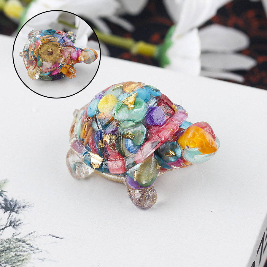 73:73 colorful shell turtle gold foil copper coins