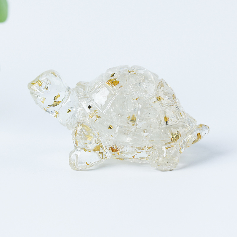 4/white crystal gold foil