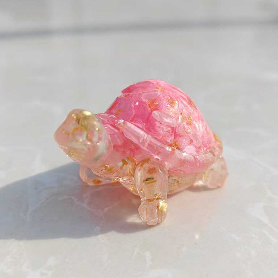 48/dark pink crystal gold foil