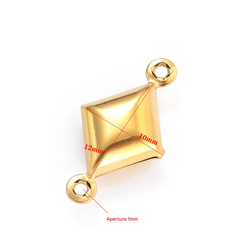 3:Diamond 12*10mm gold