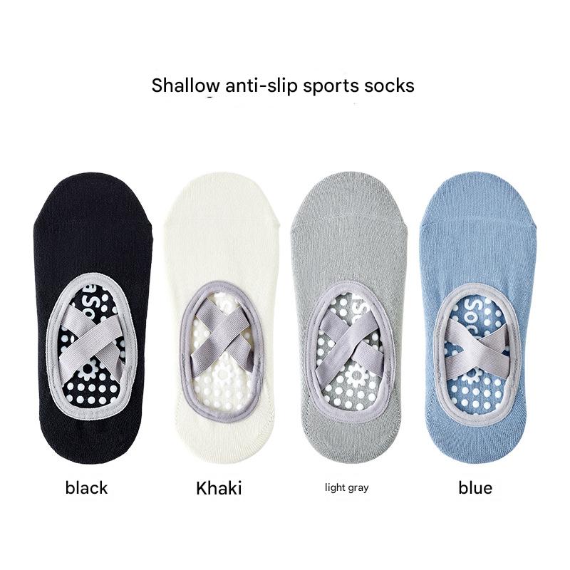 4 pairs [black   khaki   light gray   blue]