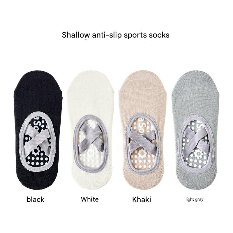 4 pairs [black   white   khaki   light gray]