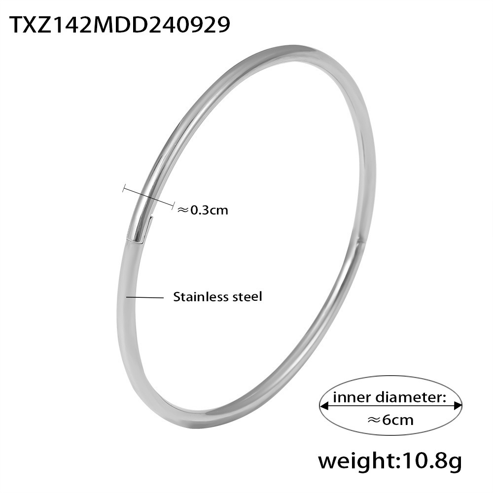 TXZ142-steel color bracelet
