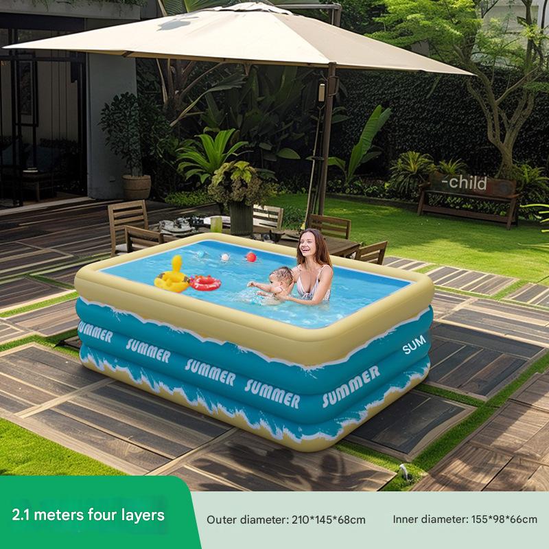 2.1 m 4-storey glacier blue