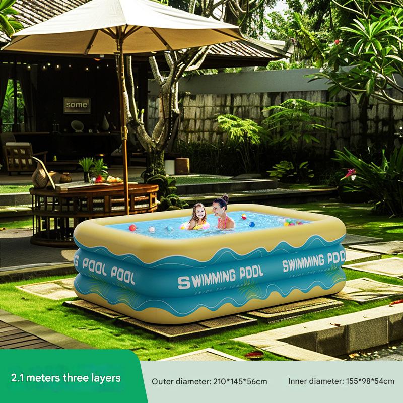 2.1 meters 3 layers of ice clear blue