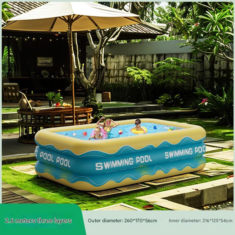 2.6 meters 3 layers of ice clear blue