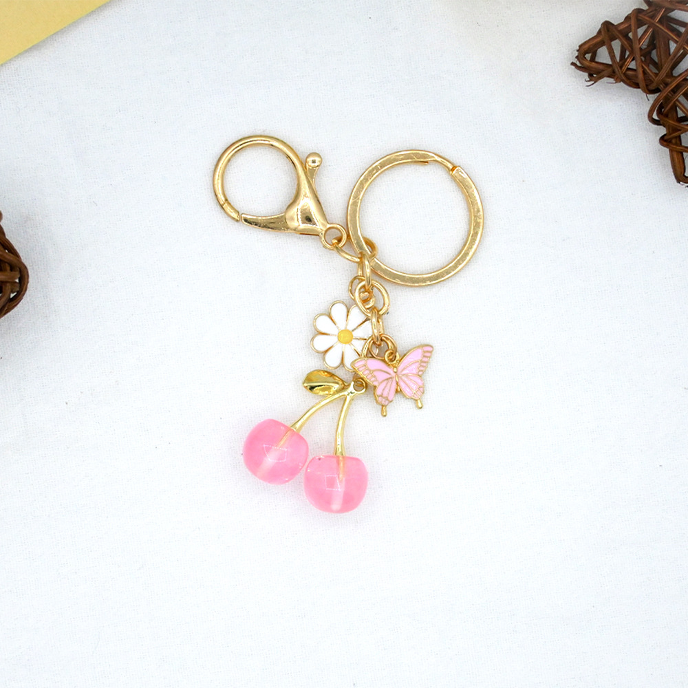 2:Pink keychain