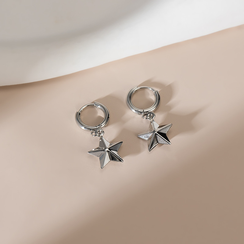 Steel color-5 five-pointed star