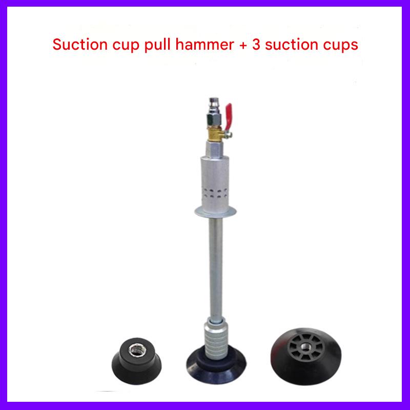 Pneumatic suction cup pull hammer (3 suction cups)