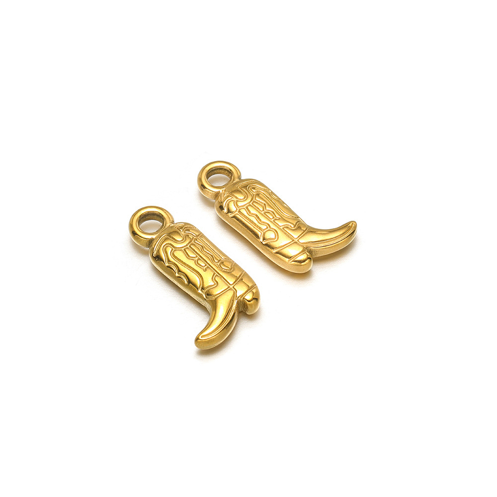 19:18*10mm gold oil compact solid boots with 2.7mm single hole inside gold