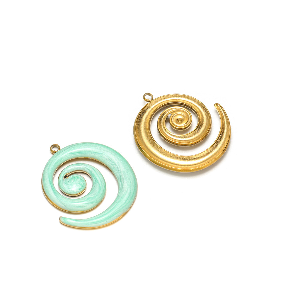 12:30*26mm golden right-hand mosquito coil with oil dripping on one side, 1.9mm single hole inside, light green