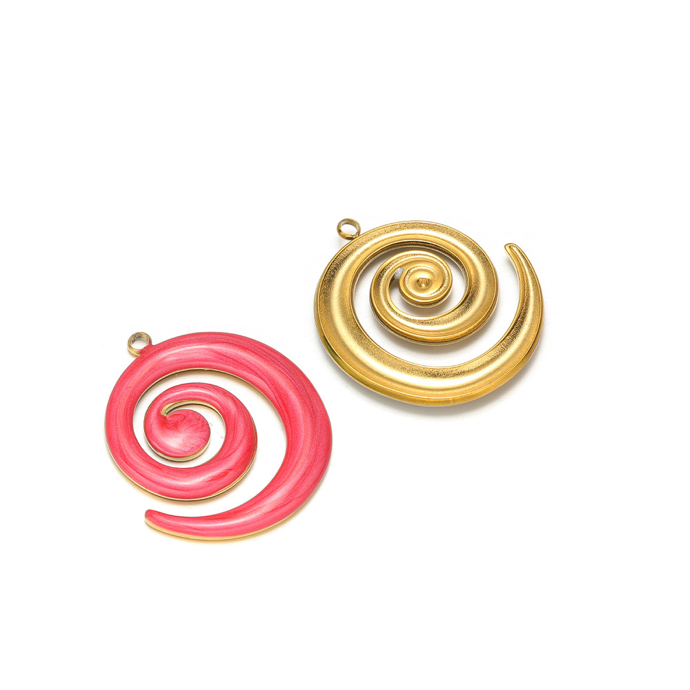 13:30*26mm golden right-hand mosquito coil with oil dripping on one side, 1.9mm single hole inside, wine red