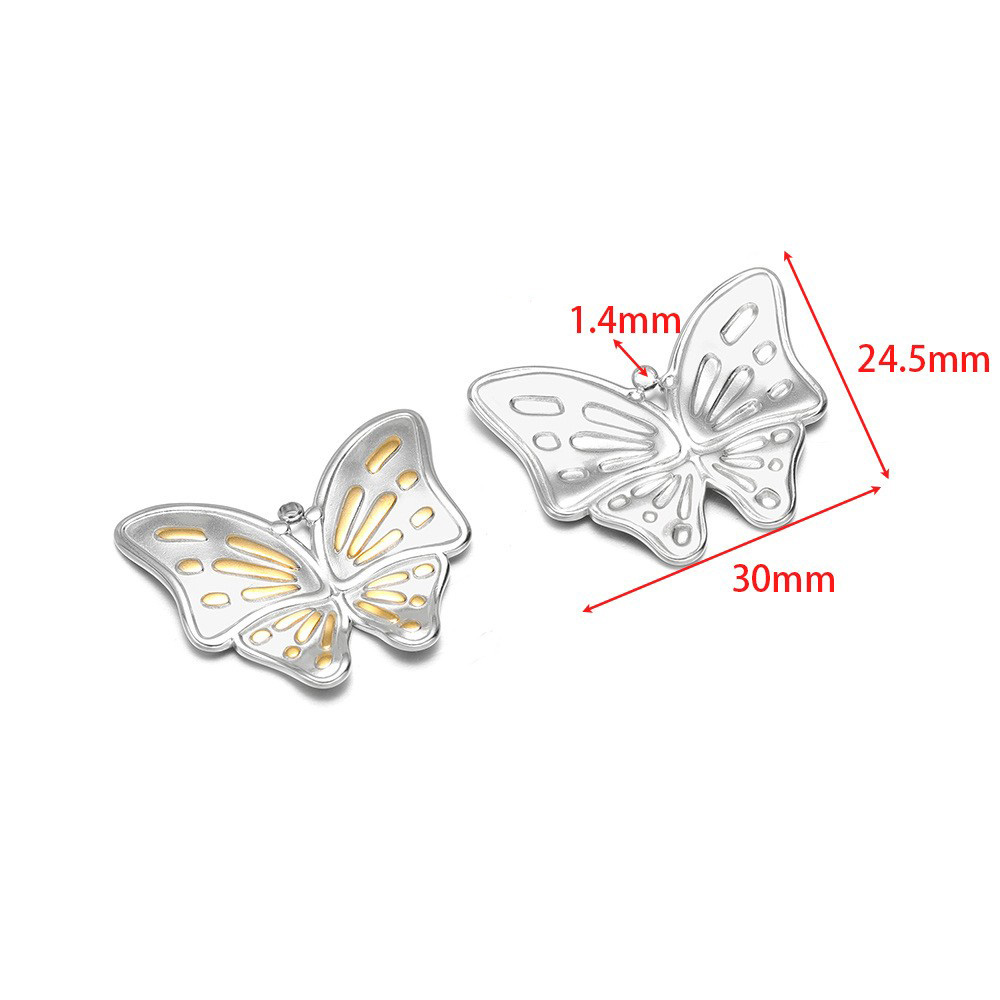4:24.5*30mm gold butterfly, 1.4mm single hole inside