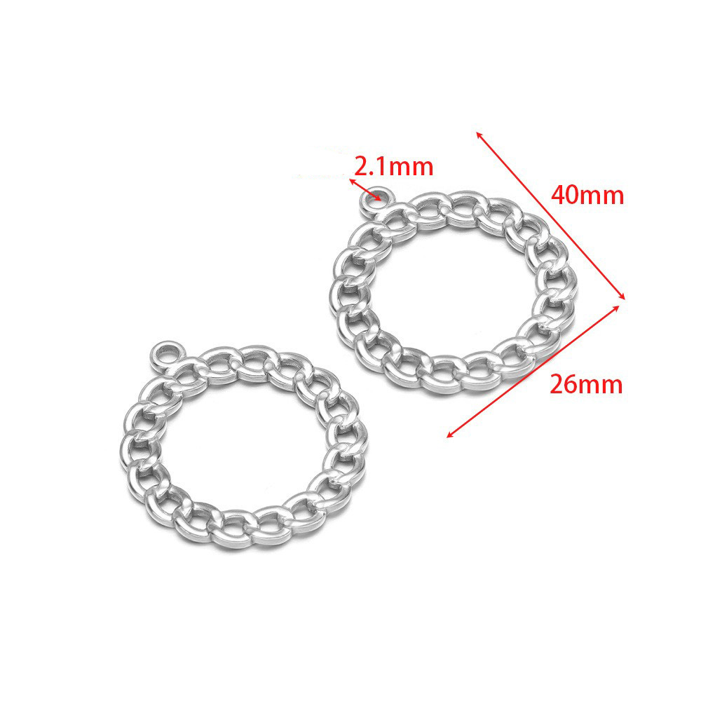 22:40*36mm hydraulic hollow circle, 3mm single hole inside, steel color