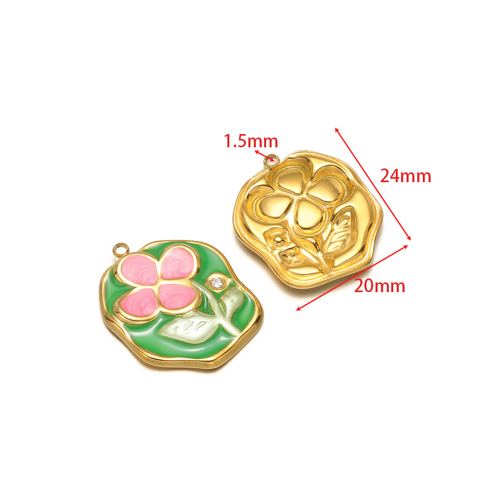 10:24*20mm pink green