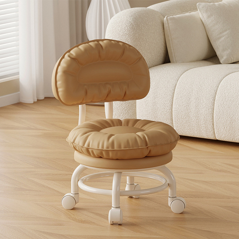 Iron frame backrest model: caramel [with] wear-resistant and anti-scratch wheels