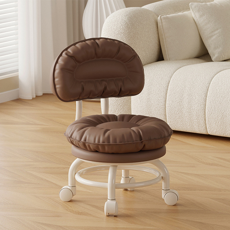 Iron frame backrest model: dark coffee [with] wear-resistant and anti-scratch wheels