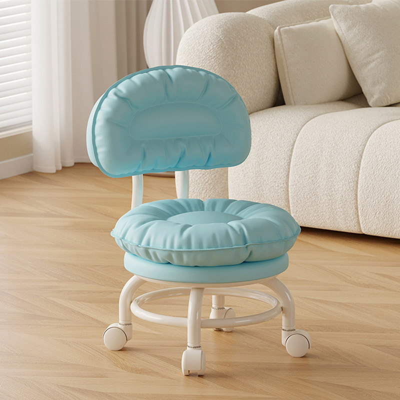 Iron frame backrest model: blue [with] wear-resistant and anti-scratch wheels