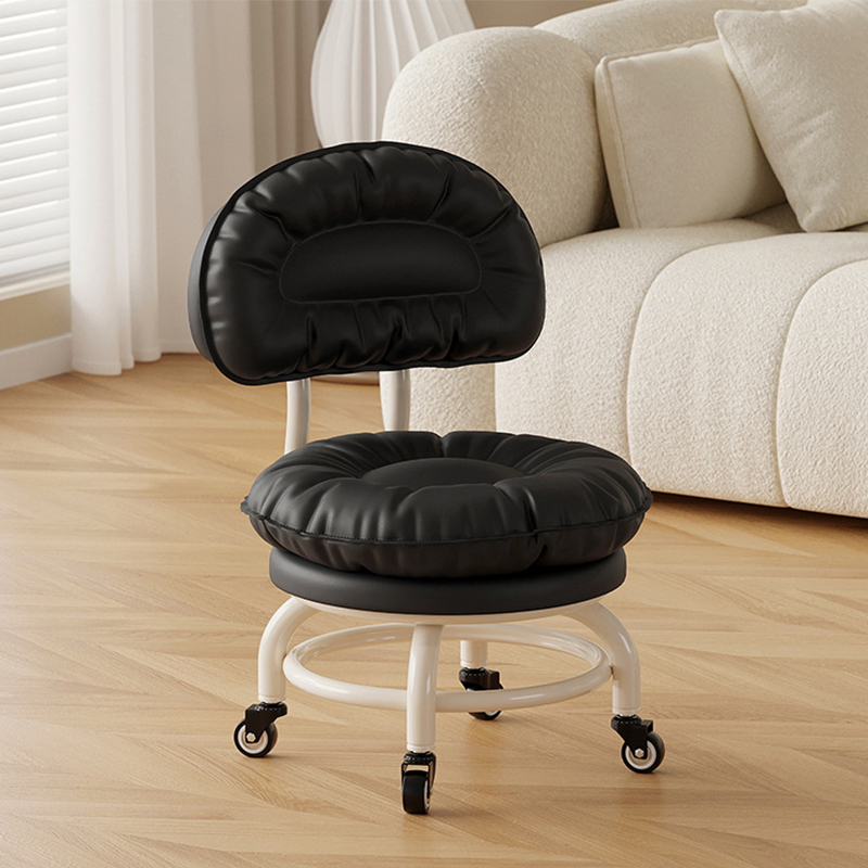 Iron frame backrest model: black [with] gold diamond bearing wheel