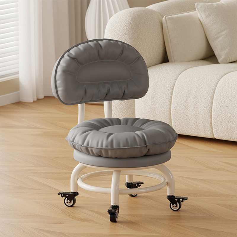 Iron frame backrest model: dark gray [with] gold diamond brake wheels