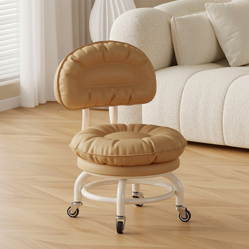 Iron frame backrest model: caramel [with] rubber wheels