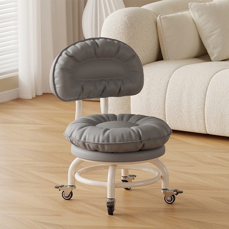 Iron frame backrest model: dark gray [with] rubber brake wheels