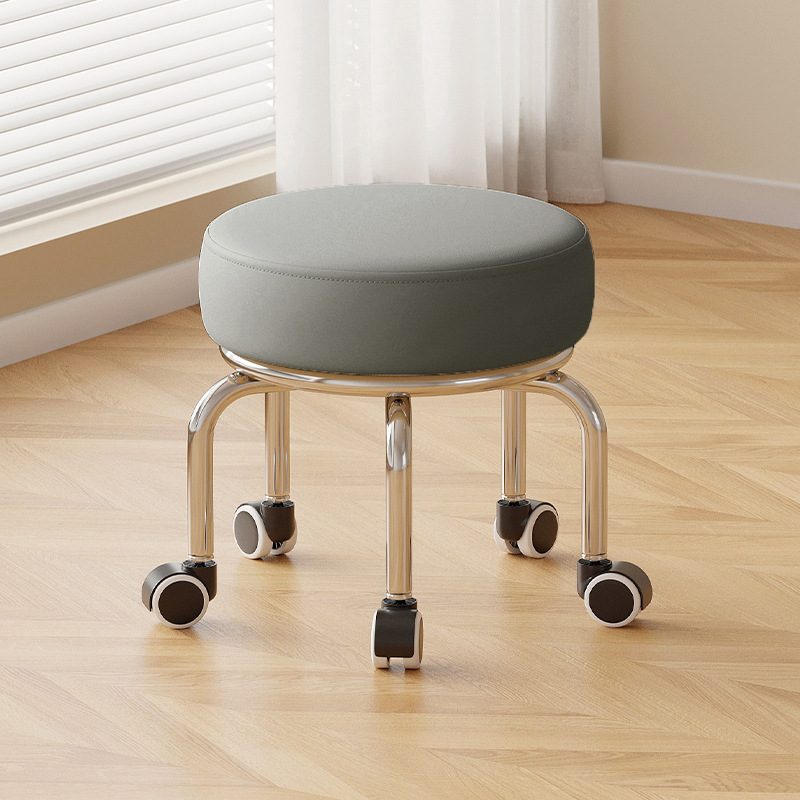 Noise reduction rubber-coated wheels: tall dark gray