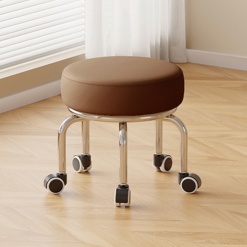 Noise reduction rubber-coated wheels: tall dark coffee