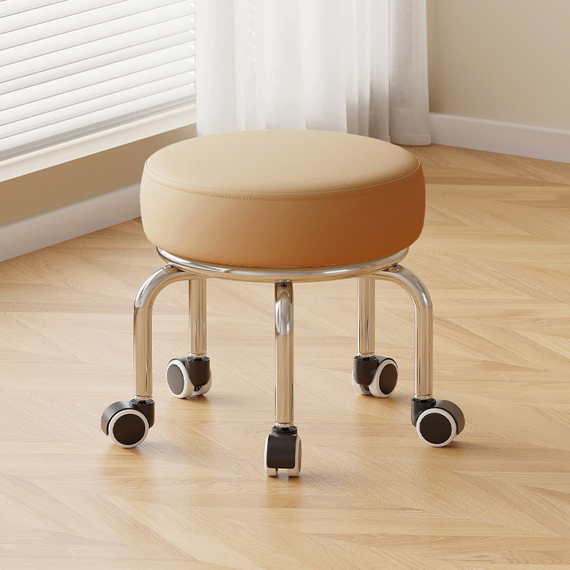 Noise reduction rubber-coated wheels: tall caramel