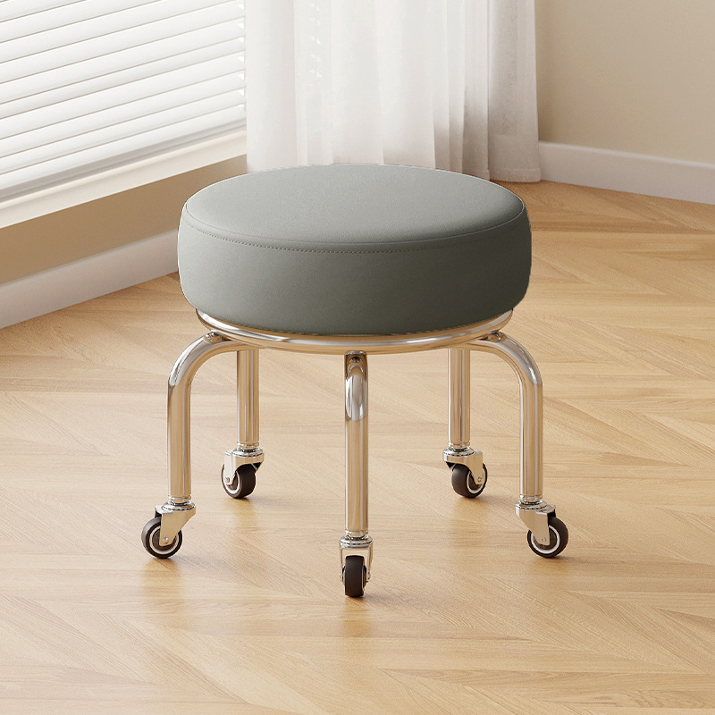 Silent rubber wheel: tall dark gray