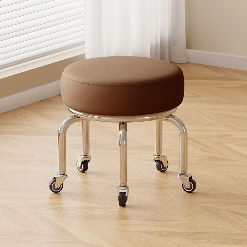 Silent rubber wheel: tall dark coffee