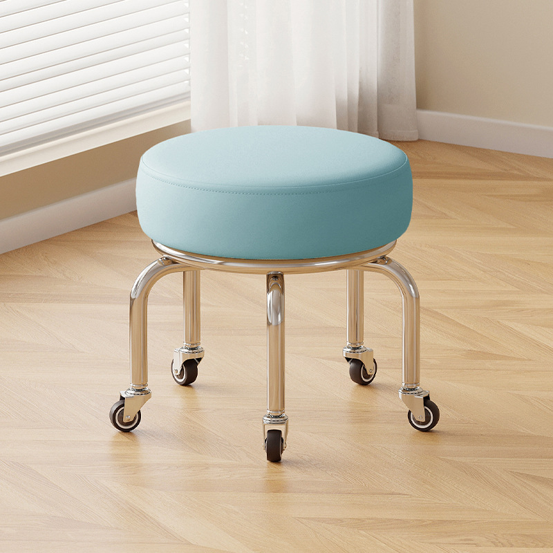 Silent rubber wheel: tall blue