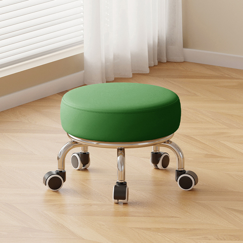 Noise reduction rubber-coated wheels: short green