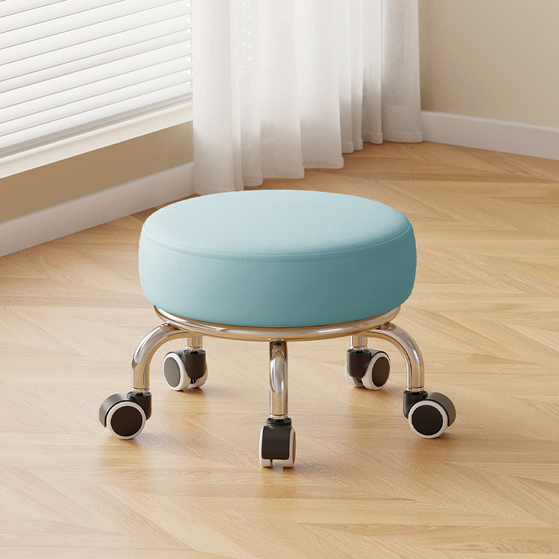 Noise reduction rubber-coated wheels: short blue